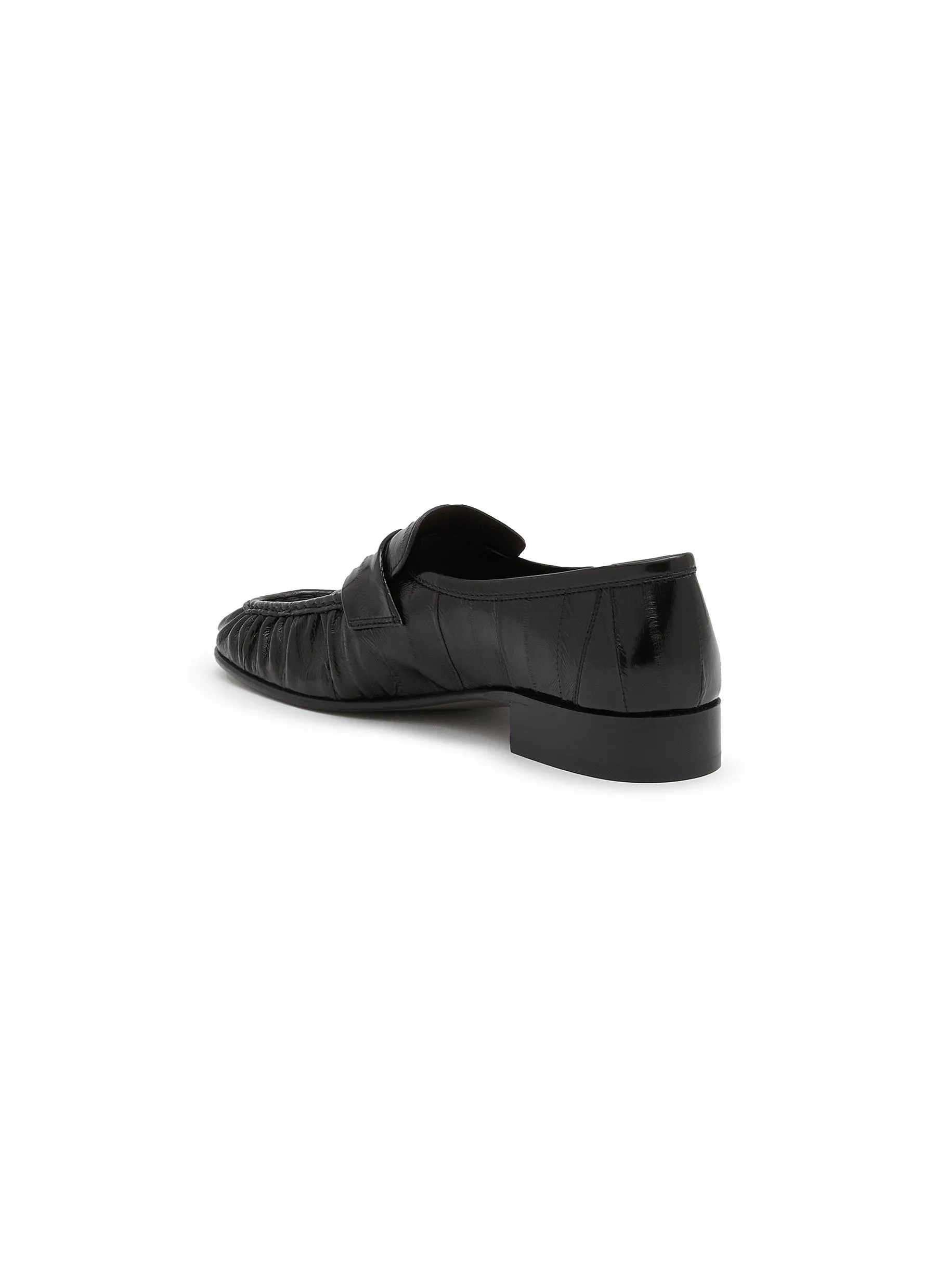 -----------THE ROW ---- ------------BLACK ----Eel Leather Loafer --