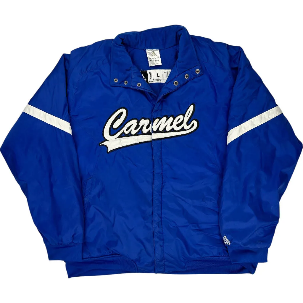 Adidas Carmel Team Jacket - Large - Blue Polyester