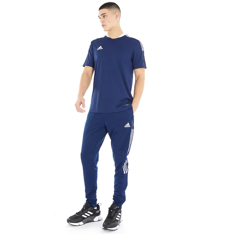 adidas Mens Tiro 21 Tracksuit Bottoms Navy Blue