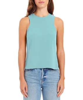 Aqua Womens Racerback Sleeveless Tank Top