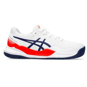 Asics Kid’s Gel-Resolution 9 GS White/Blue Expanse