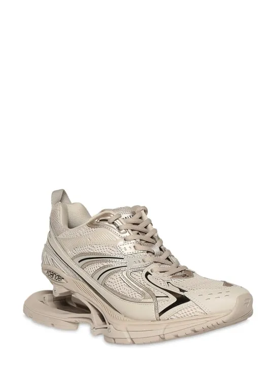 Balenciaga   X-Pander mesh & faux leather sneakers 