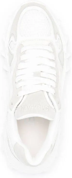 Balmain B-East panelled sneakers White