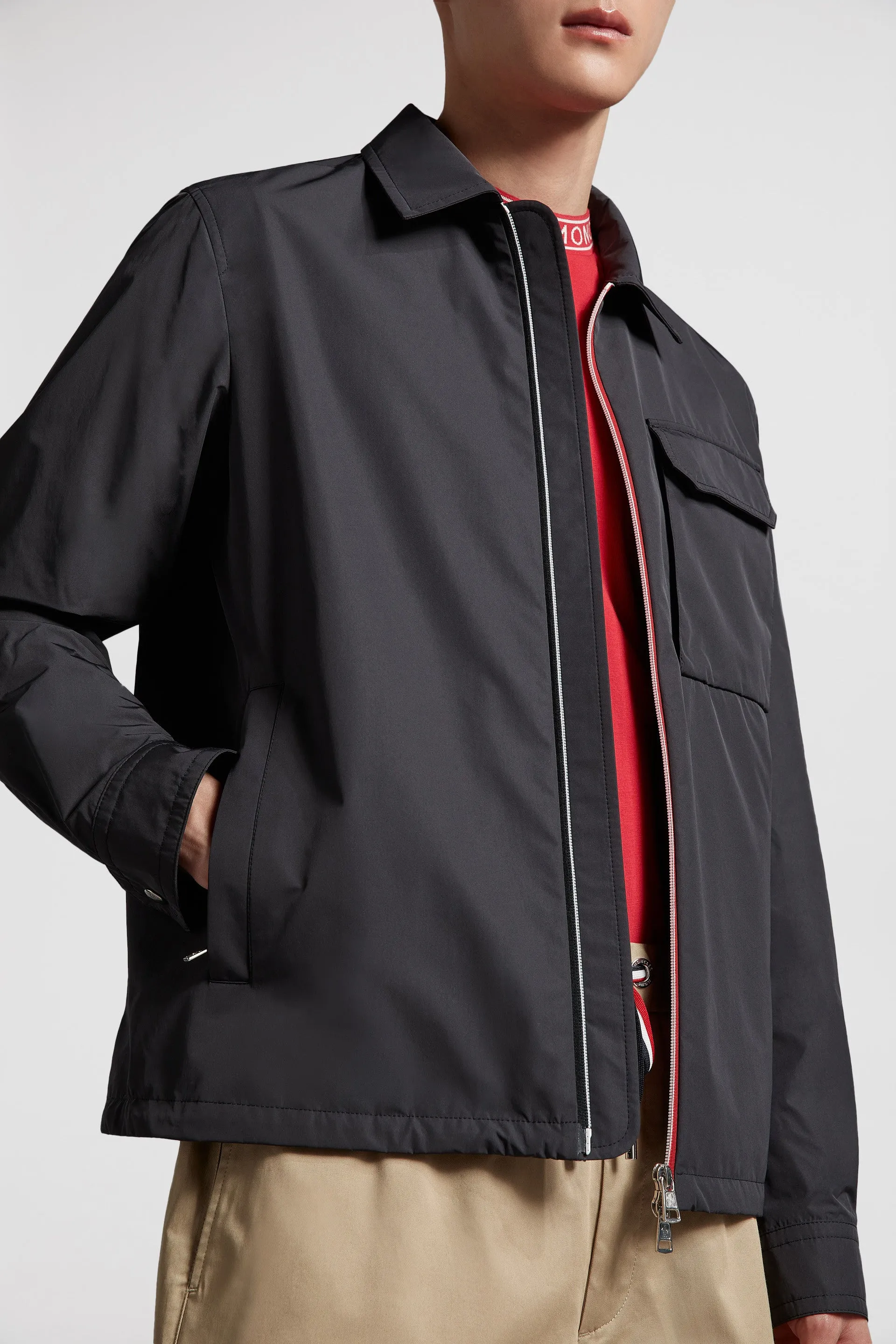 Black Nylon Epte Jacket