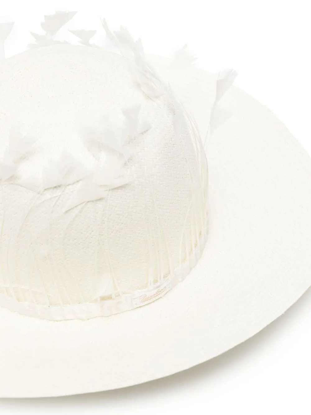 Borsalino    Borsalino Violet Straw Panama Hat