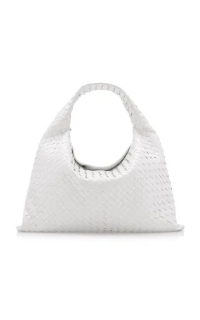 Bottega Veneta Large Hop Intrecciato Leather Bag