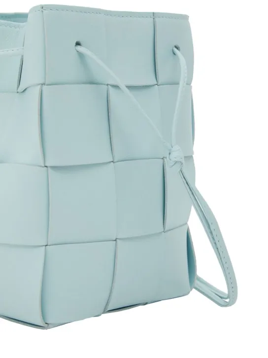 Bottega Veneta   Small Cassette leather bucket bag 