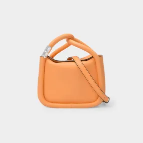 Boyy  Wonton 20 Bag In Orange Leather