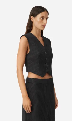  Camilla And Marc      Thera Vest - Black Pinstripe 