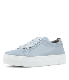 DIANA FERRARI Betssy Powder Blue Leather Sneakers