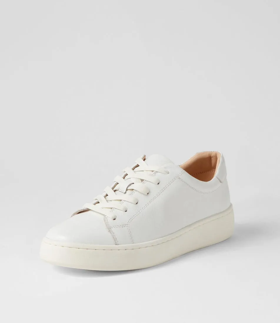 DIANA FERRARI Delanys White Leather Sneakers