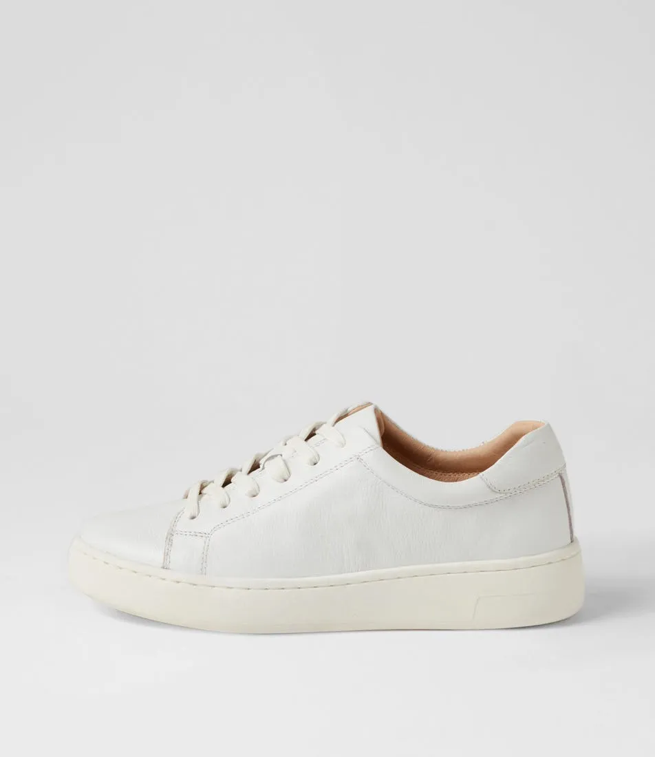 DIANA FERRARI Delanys White Leather Sneakers