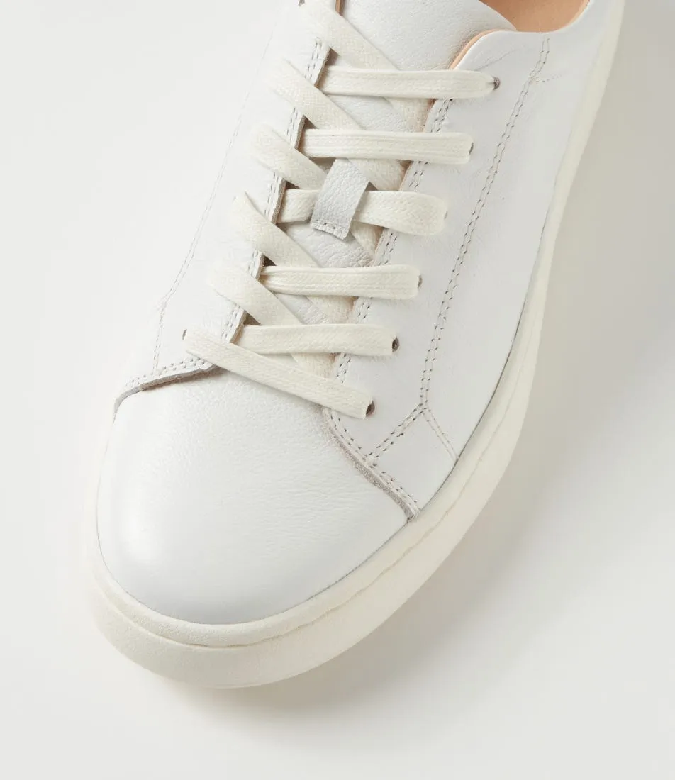 DIANA FERRARI Delanys White Leather Sneakers