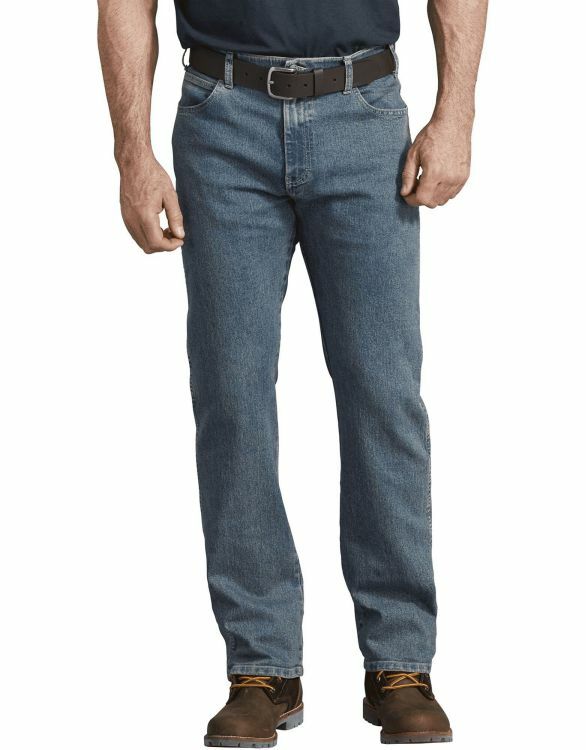 Dickies Men's Flex 5 Pocket Tough Max Jeans in Wash Denim