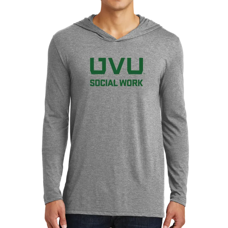 District Perfect Tri Long Sleeve Hoodie- UVU Social Work