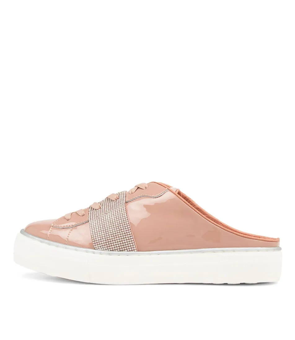 DJANGO & JULIETTE Faimos Mushroom Patent Leather Sneakers