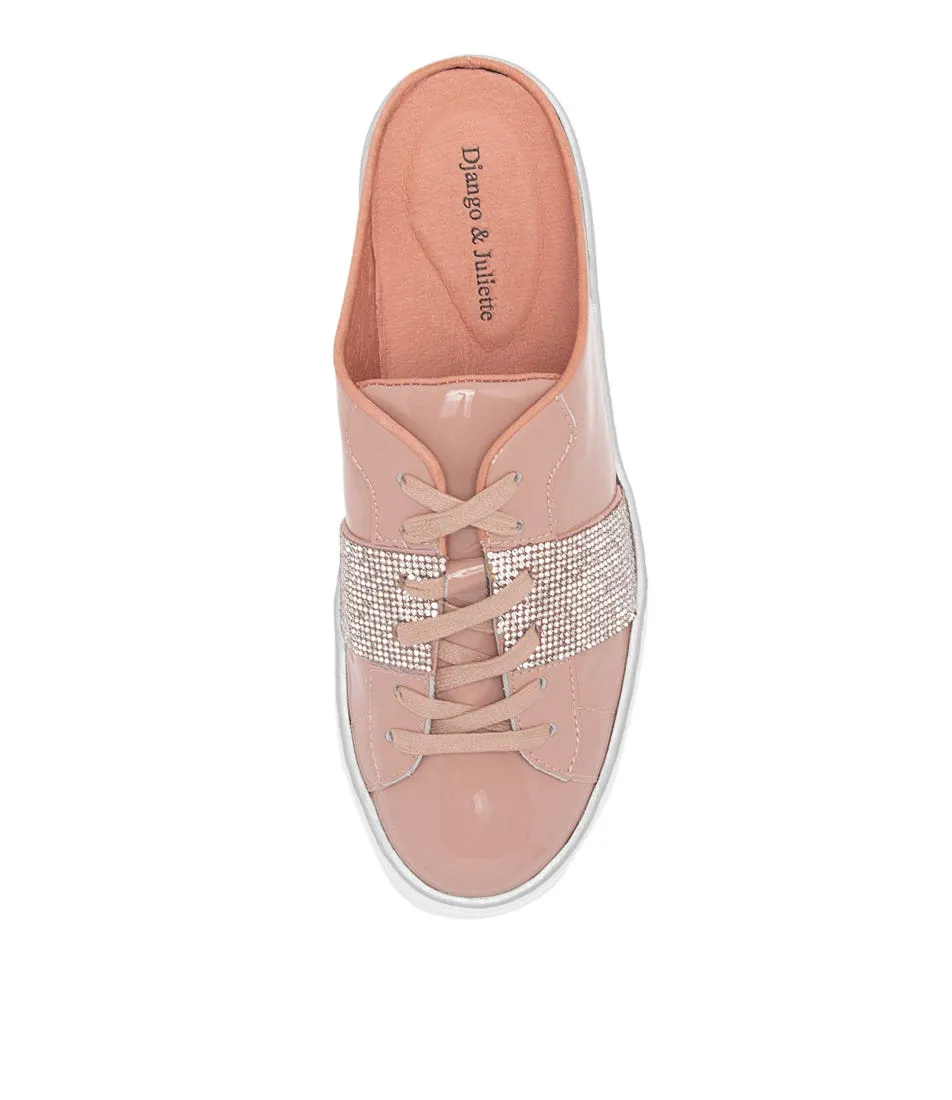 DJANGO & JULIETTE Faimos Mushroom Patent Leather Sneakers