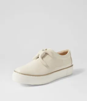 DJANGO & JULIETTE Filpyz Ivory Patent Leather Sneakers