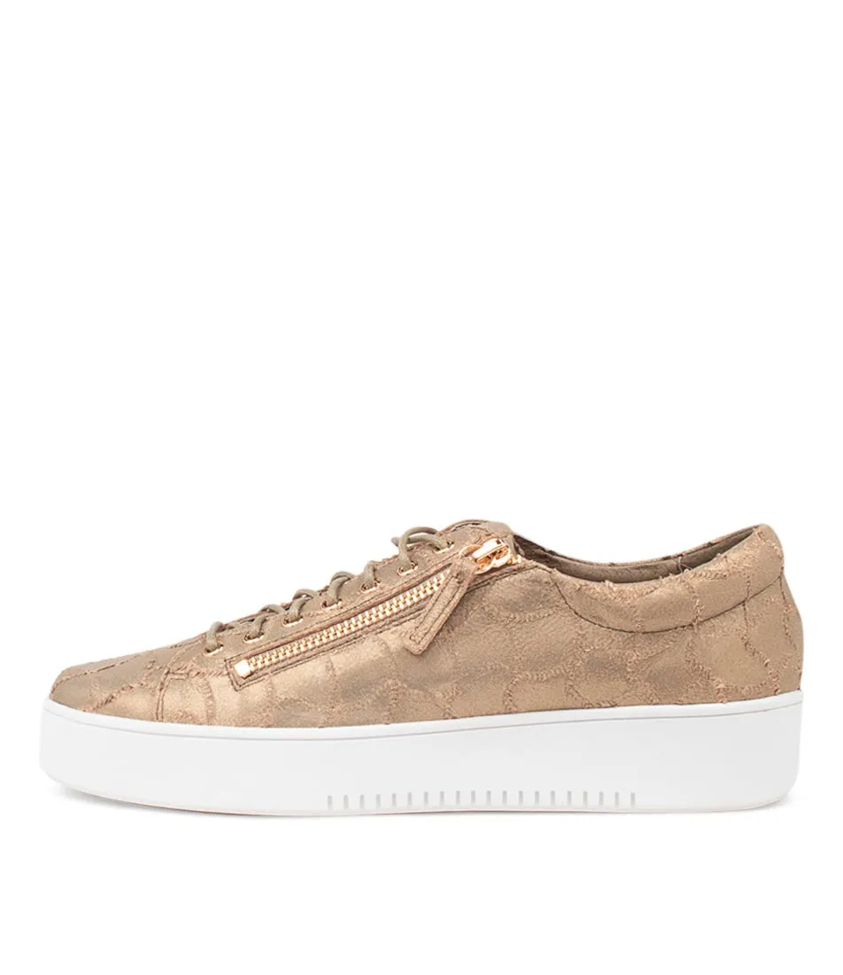 DJANGO & JULIETTE Laila Nutmeg Frill Leather Sneakers