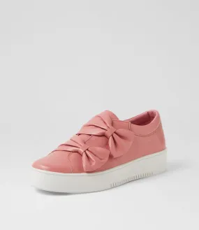 DJANGO & JULIETTE Loja Pretty Pink White Leather Sneakers