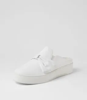 DJANGO & JULIETTE Lotter White Patent Leather Sneakers