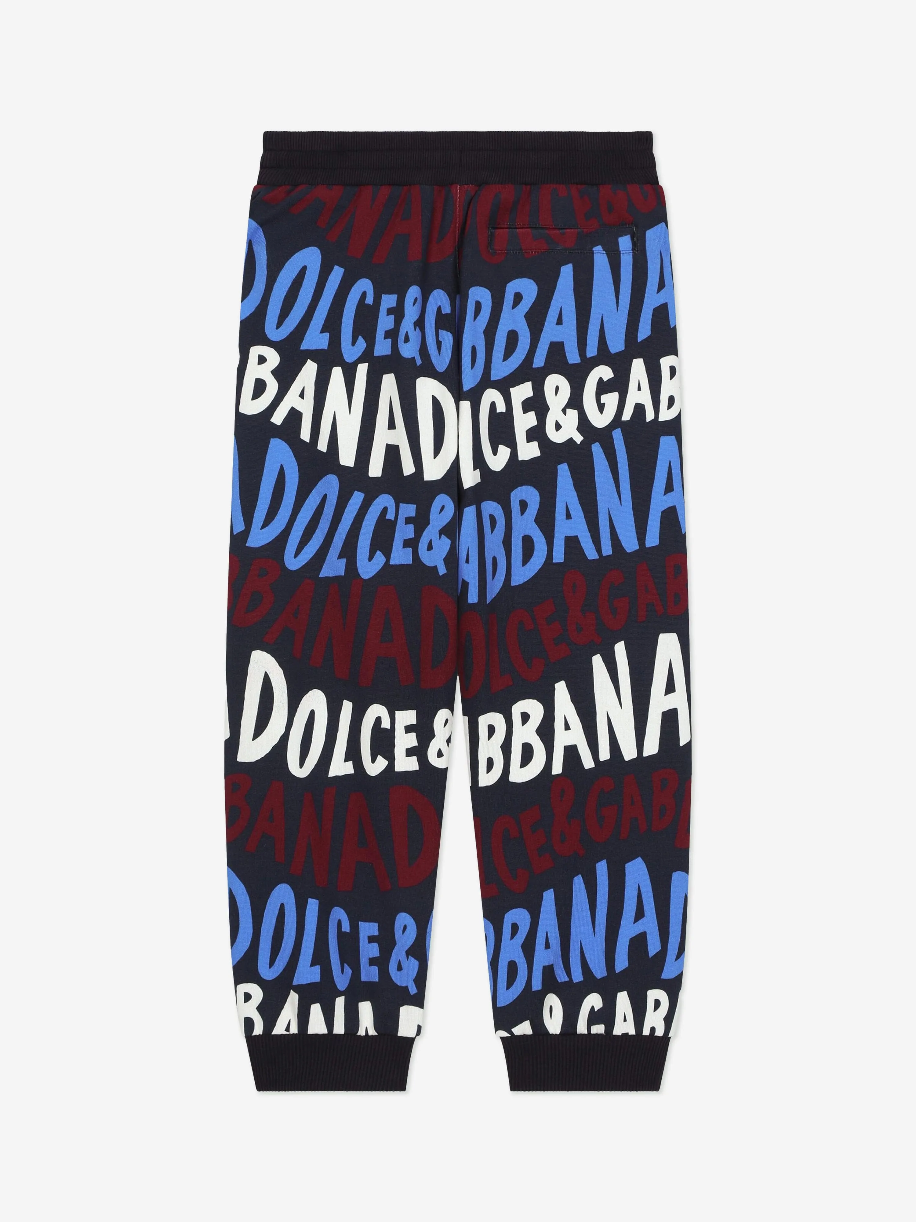 Dolce & Gabbana Boys Logo Joggers in Multicolour