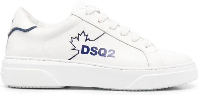 DSQUARED2 Bumper logo-print sneakers White