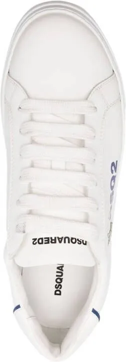 DSQUARED2 Bumper logo-print sneakers White