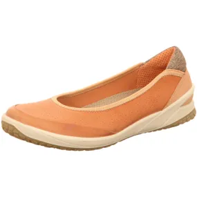 Ecco classic ballerinas for women orange