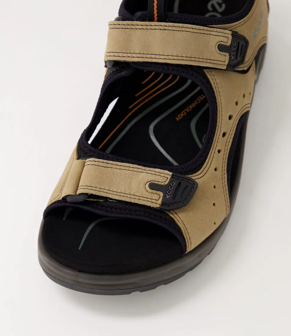 ECCO Offroad Nutmeg Brown Oil Nubuck Sandals