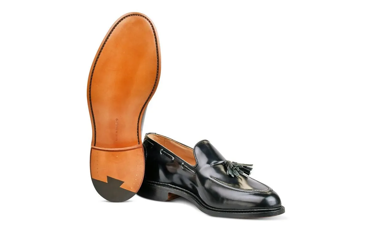 Elton Tassel Loafer - Black Bookbinder