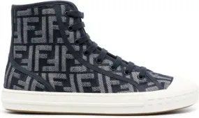 FENDI Domino monogram sneakers Blue