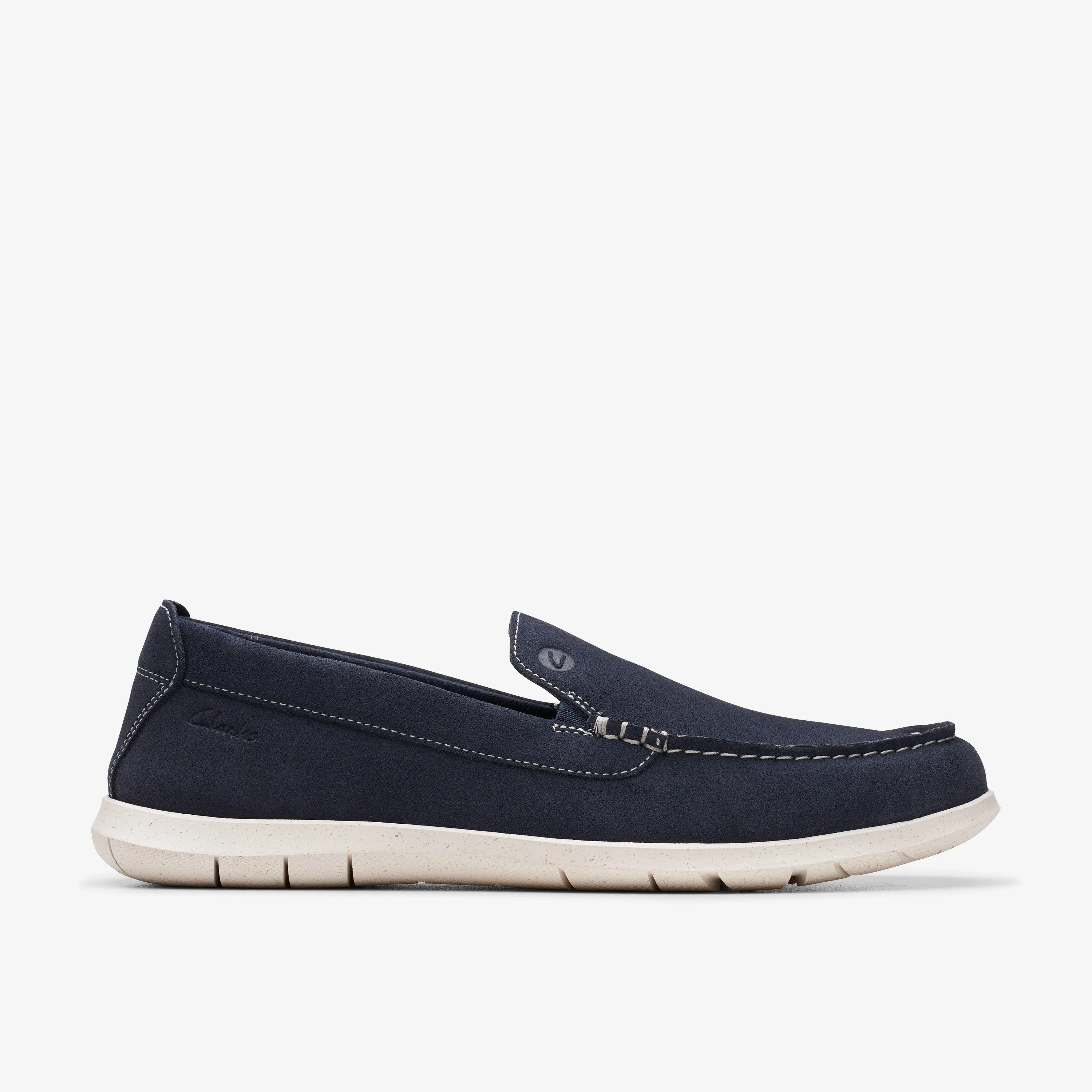 Flexway Step Loafer Navy Suede