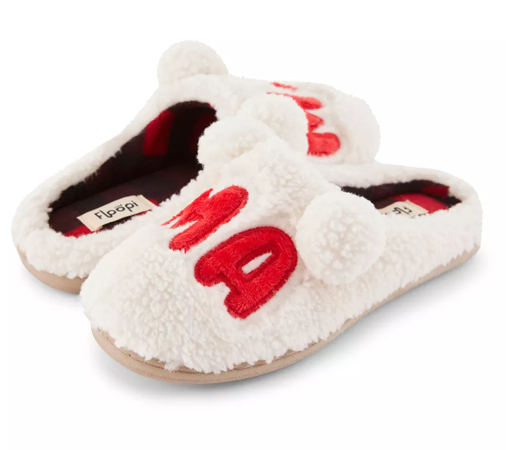 Floopi Family Set Faux Sherpa Ladies "MAMA" Clo g Slipper