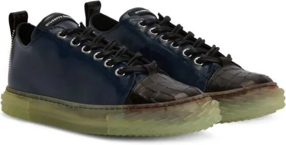 Giuseppe Zanotti Blabber leather sneakers Blue