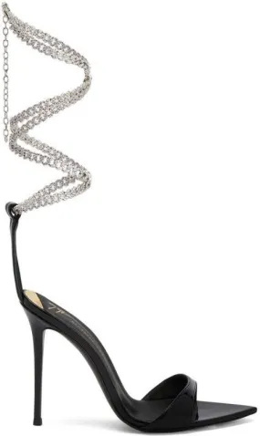 Giuseppe Zanotti Intriigo String 105mm sandals Black