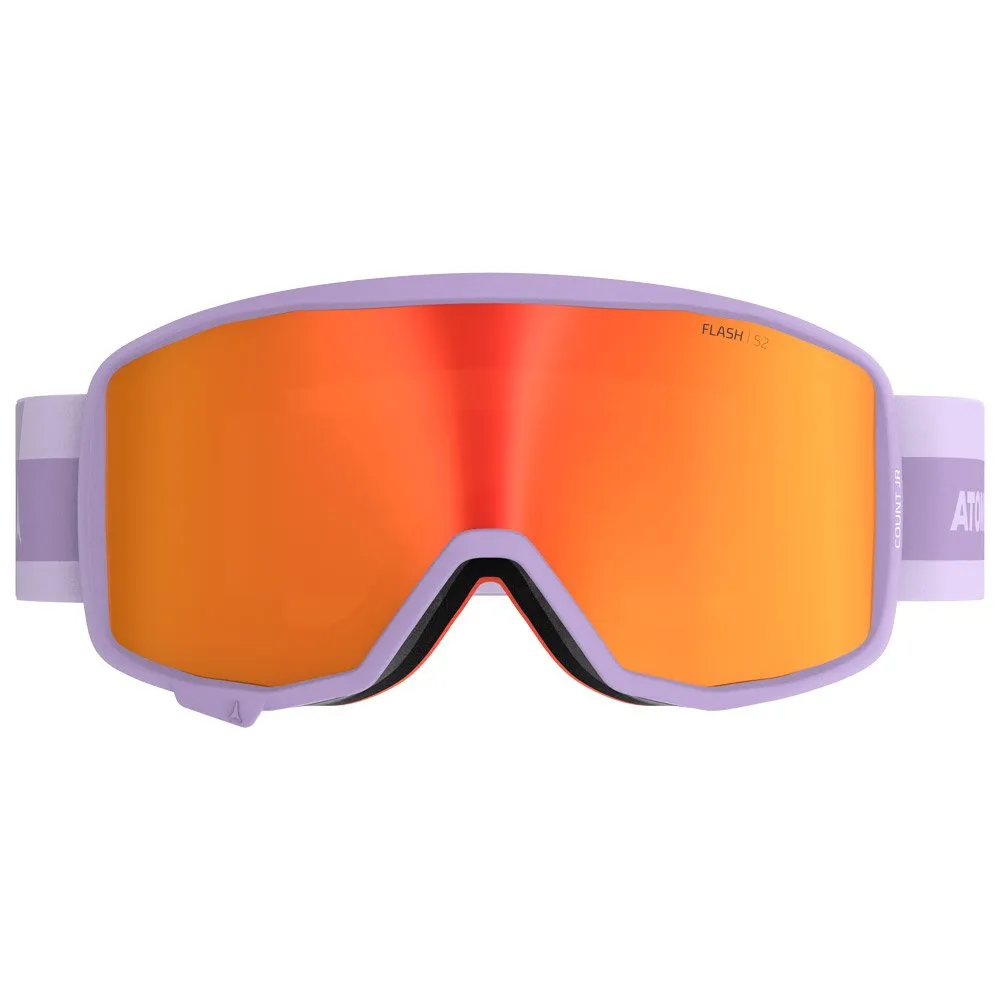 Goggles Atomic ---Count Junior Cylindrical Lavender Red Flash