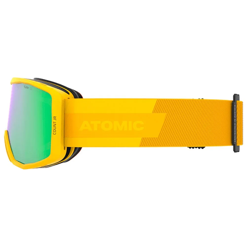 Goggles Atomic ---Count Junior Cylindrical Safron Green Flash