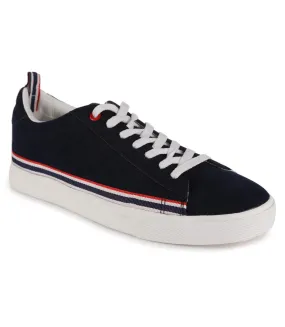 Great outdoors mens stripe casual trainers navy Regatta