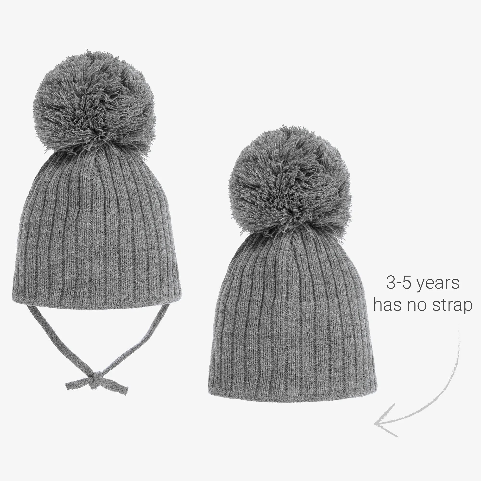 Grey Park Large Pom-Pom Hat