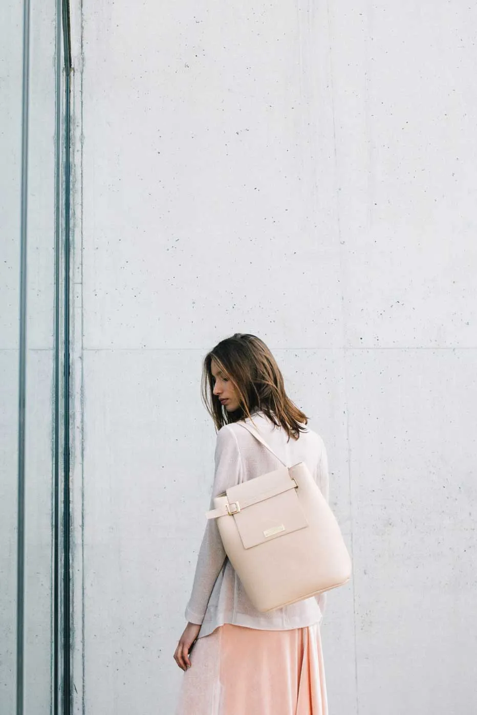 Handbag in Blush