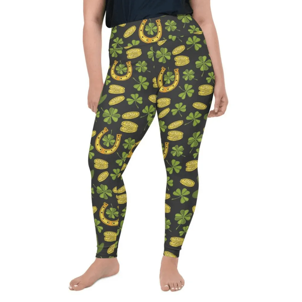 Happy St. Patrick's Plus Size Leggings