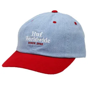 HUF Worldwide Denim 6 Panel Hat