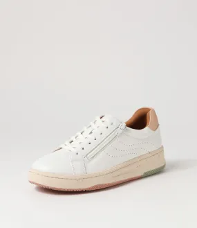 HUSH PUPPIES Spin W White Leather Sneakers