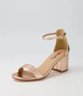 I LOVE BILLY Jordi Rose Gold Sandals