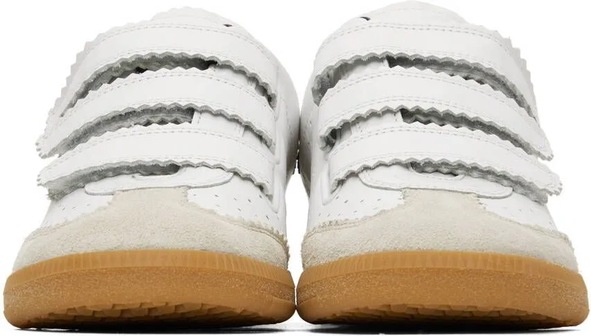 Isabel Marant White Leather Bethy Sneakers