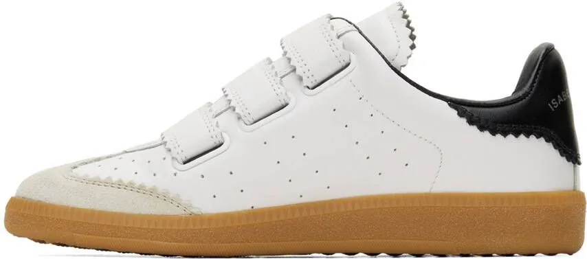 Isabel Marant White Leather Bethy Sneakers