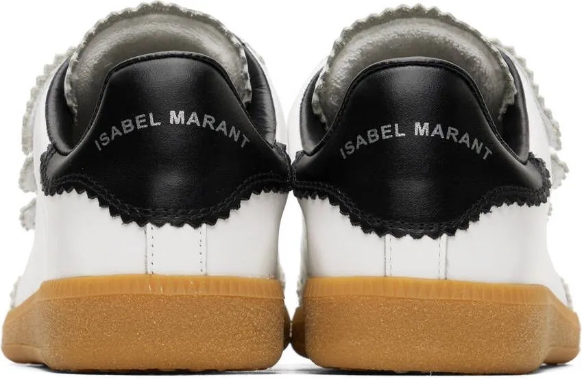 Isabel Marant White Leather Bethy Sneakers