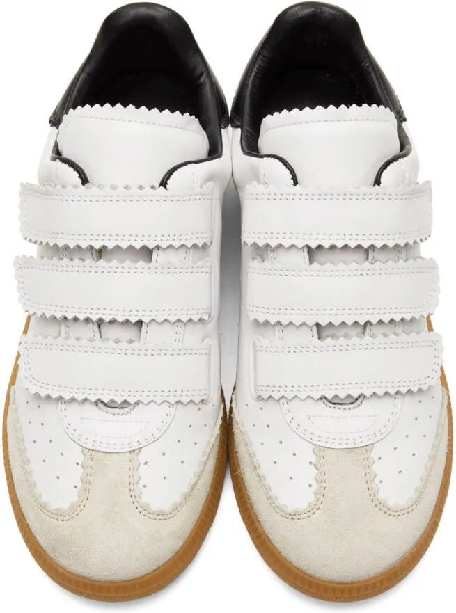 Isabel Marant White Leather Bethy Sneakers