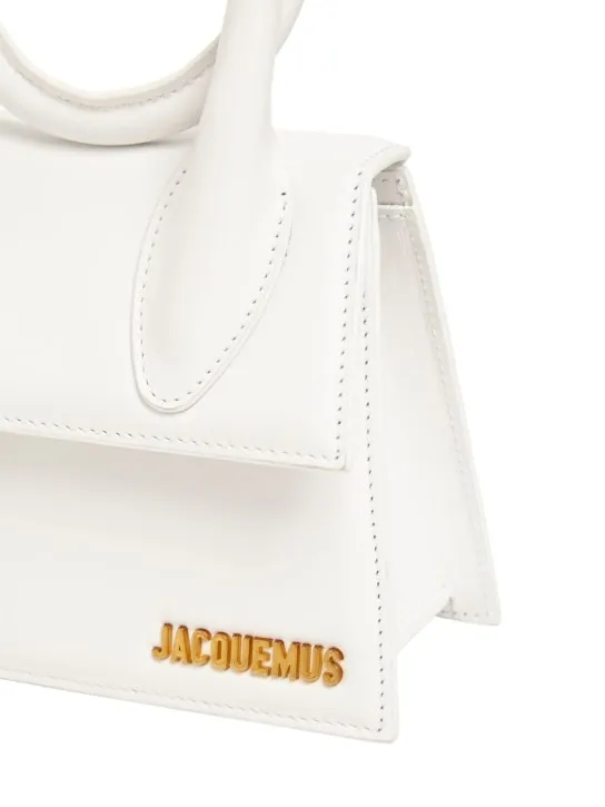 Jacquemus   Le Chiquito Noeud leather top handle bag 